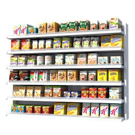 Cereals shelf 3D Object | FREE Artlantis Objects Download